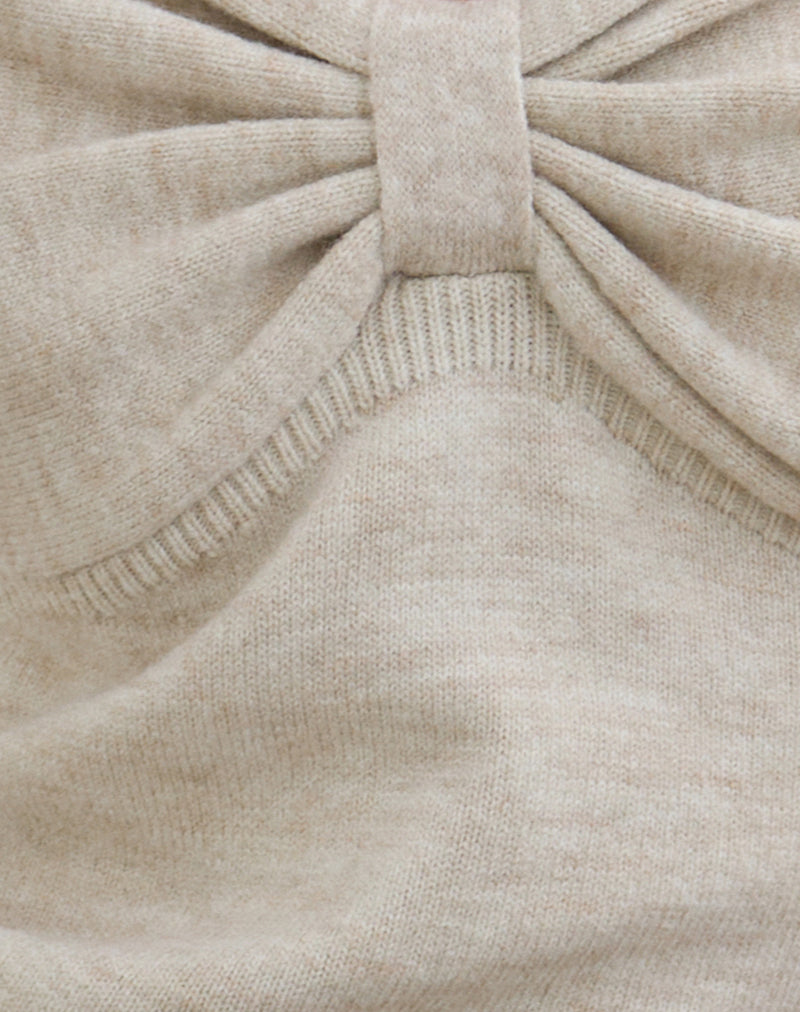 Image of Sikuna Bow Jumper in Oat