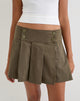 Image of Sixty Skirt in Cotton Light Twill Khaki