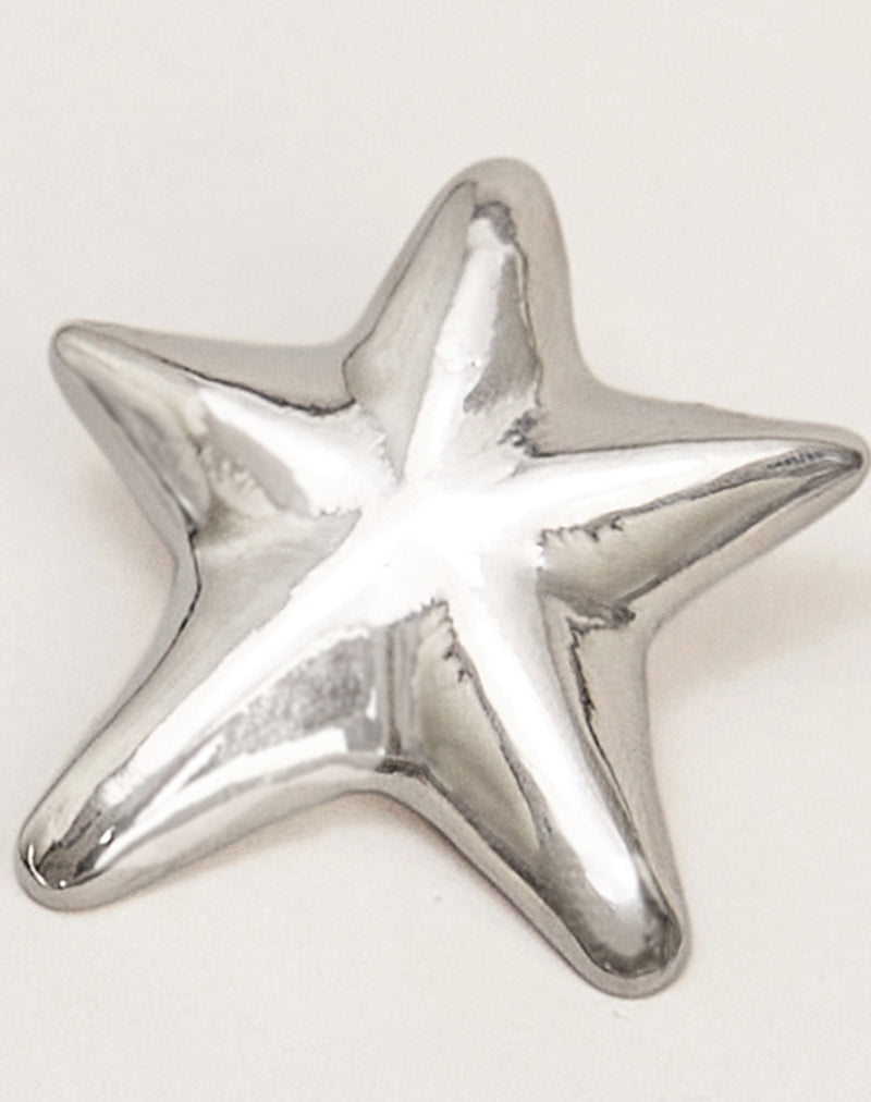Image of Silver Plated Star Earrings