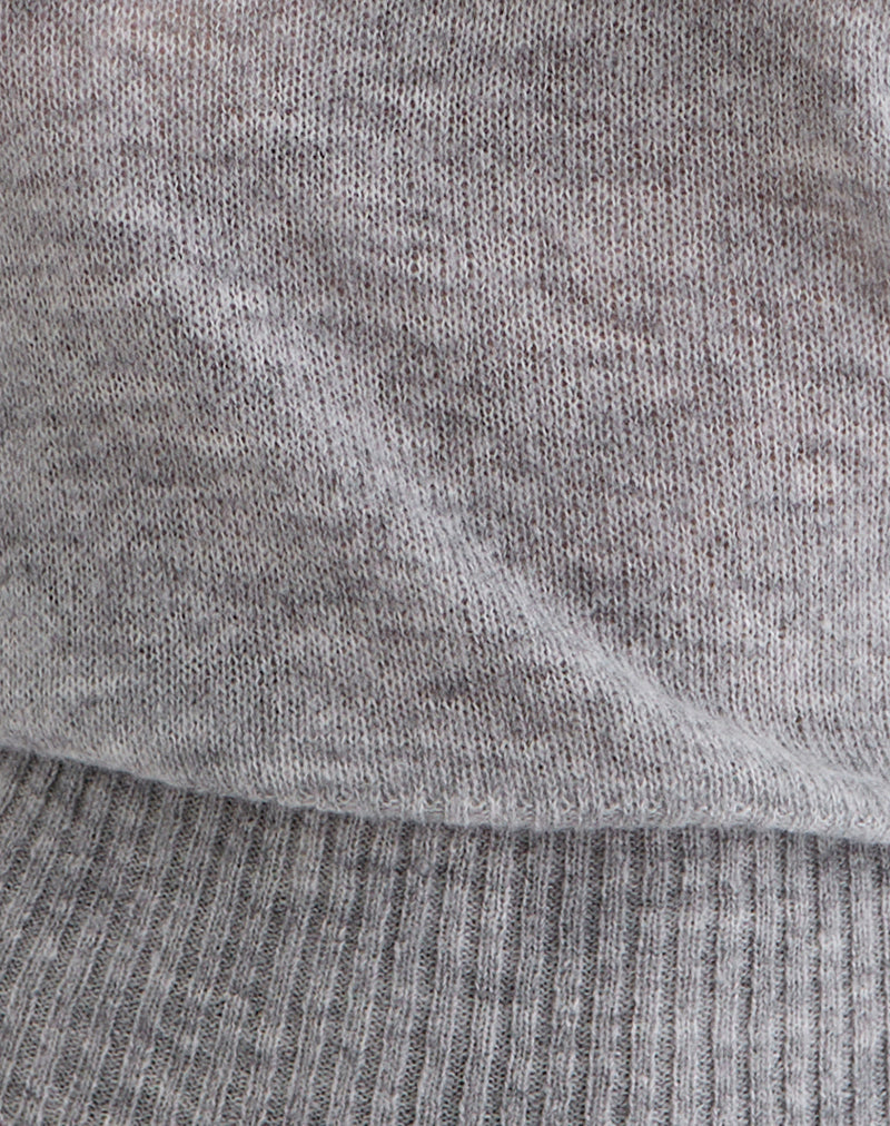 Image of Suena Asymmetric Jumper in Grey