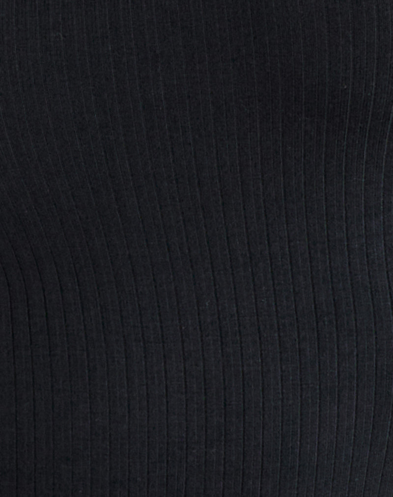 Image of Sumala Tee in Thick Rib Black