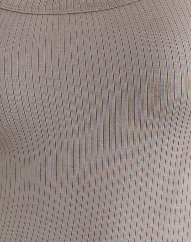 Image of Sumala Tee in Thick Rib Moon Rock