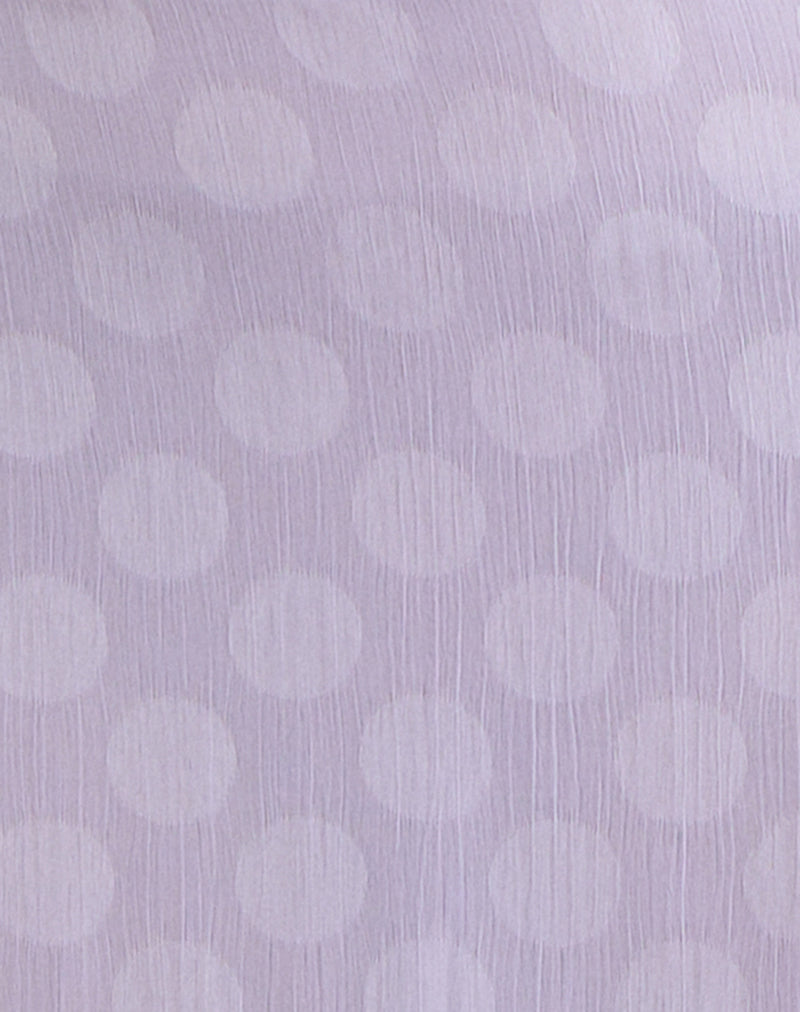 Image of Surina Maxi Skirt in Chiffon Lilac Polka Dot