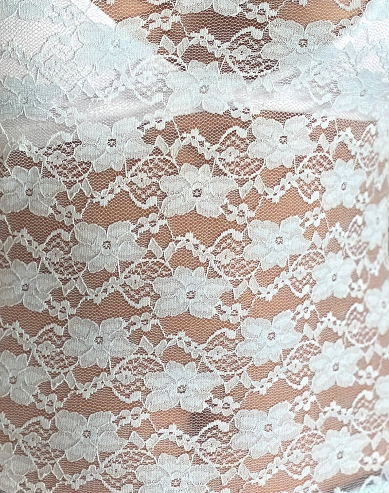 Image of Tahoa Top in Orchid Lace Light Blue