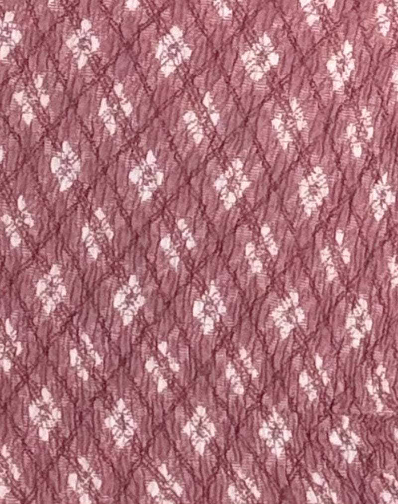 Image of Takiyo Bandeau Mini Dress in Pink Tartan