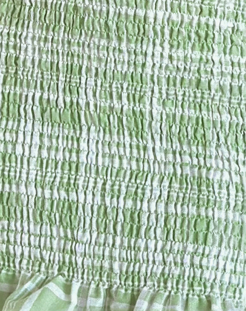 Image of Takiyo Mini Dress in Table Cloth Neo Mint