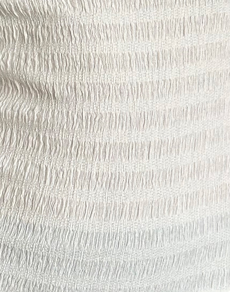 Image of Tamia Asymmetric Top in Crinkle White