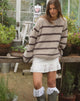 Image of Namirta Jumper in Mono Stripe Oat