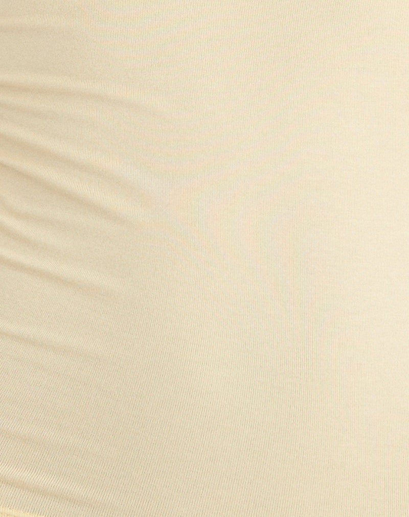 Image of Tex Tie Back Top in Lemon