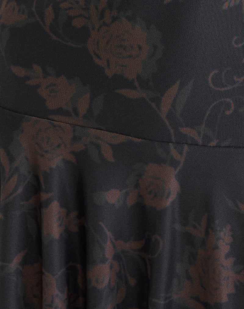 Image of Tohari Mini Dress in Dynamic Rose