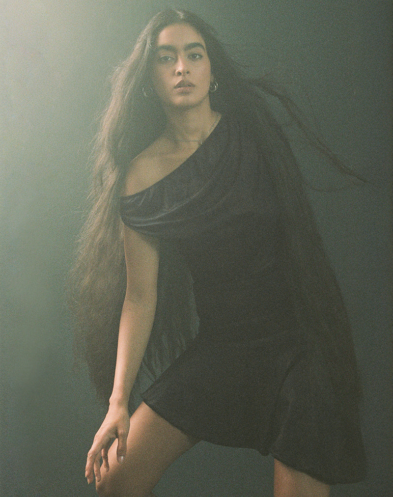 Image of Tohari Mini Dress in Dynamic Rose