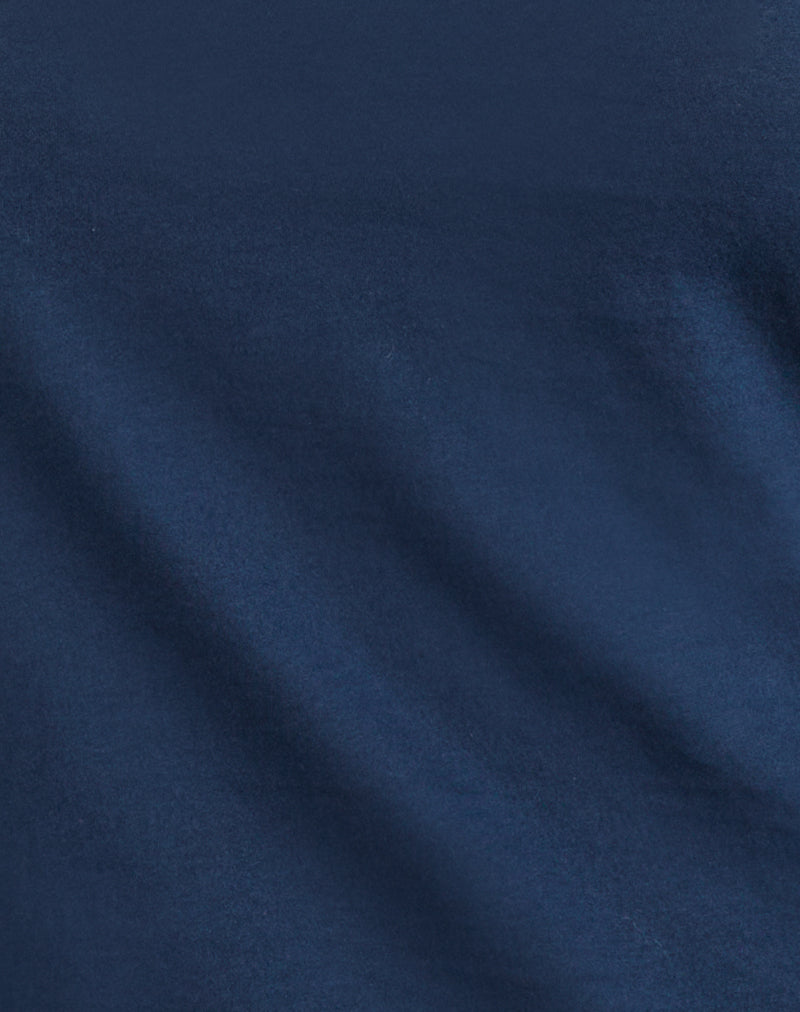Image of Tole Asymmetric Button Up Top in Tissue Jersey Dark Navy
