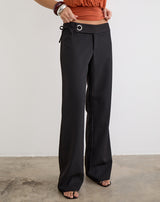 Image of Tova Tie Tailoring Trousers in Black