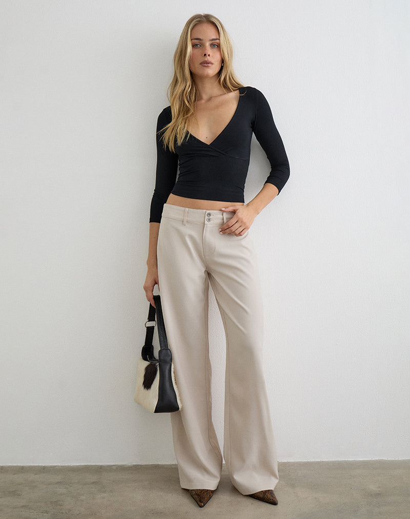 Image of Calza Trouser in Tailoring Cannoli Cream