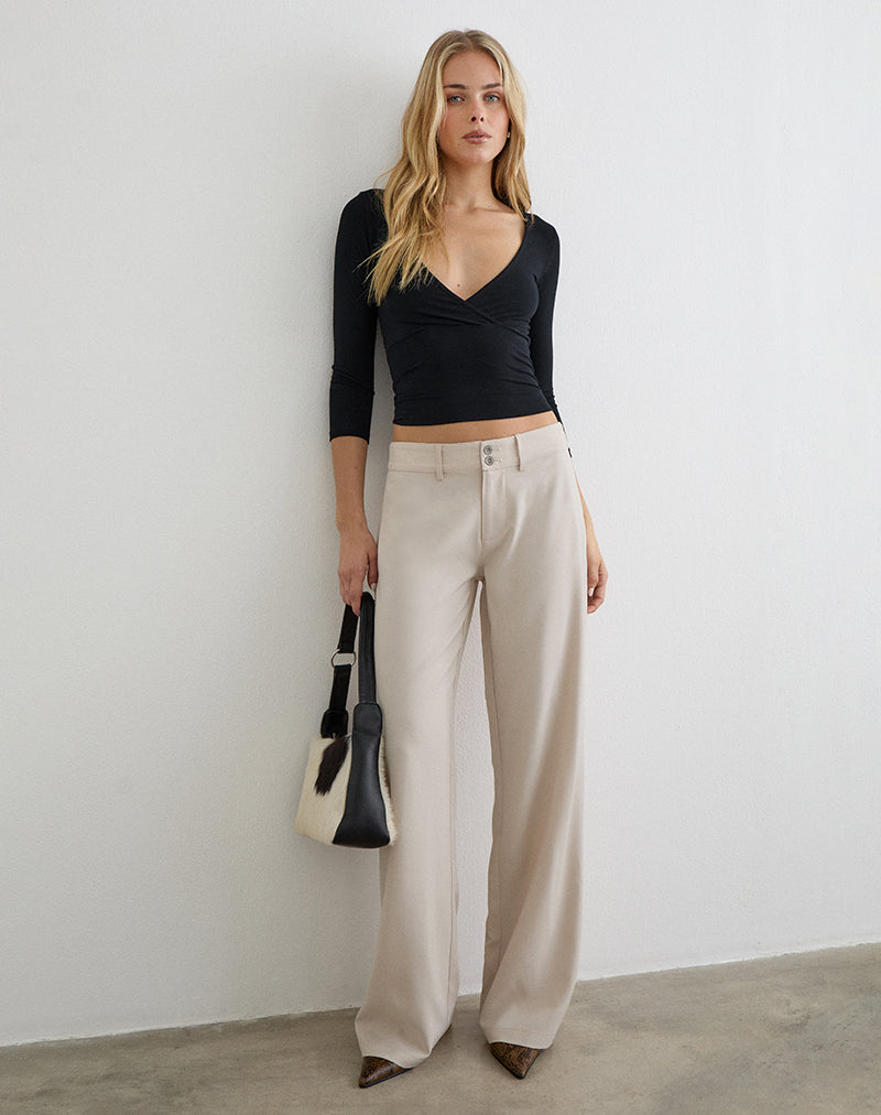 Image of Calza Trouser in Tailoring Cannoli Cream