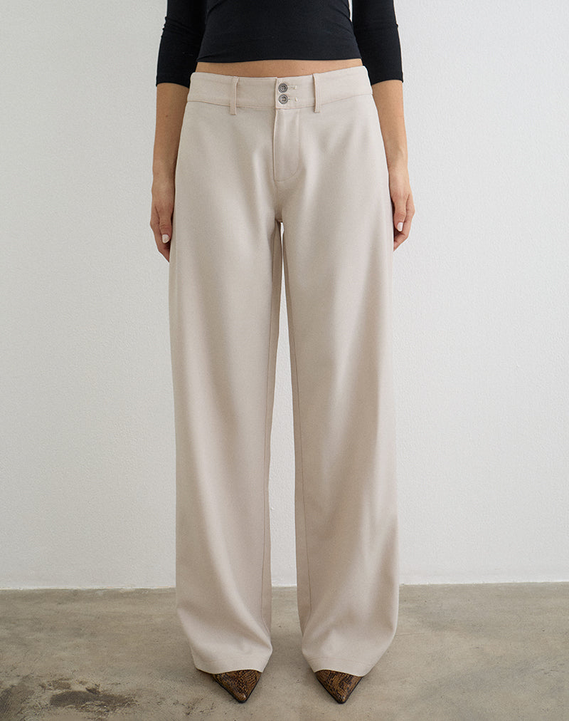 Image of Calza Trouser in Tailoring Cannoli Cream