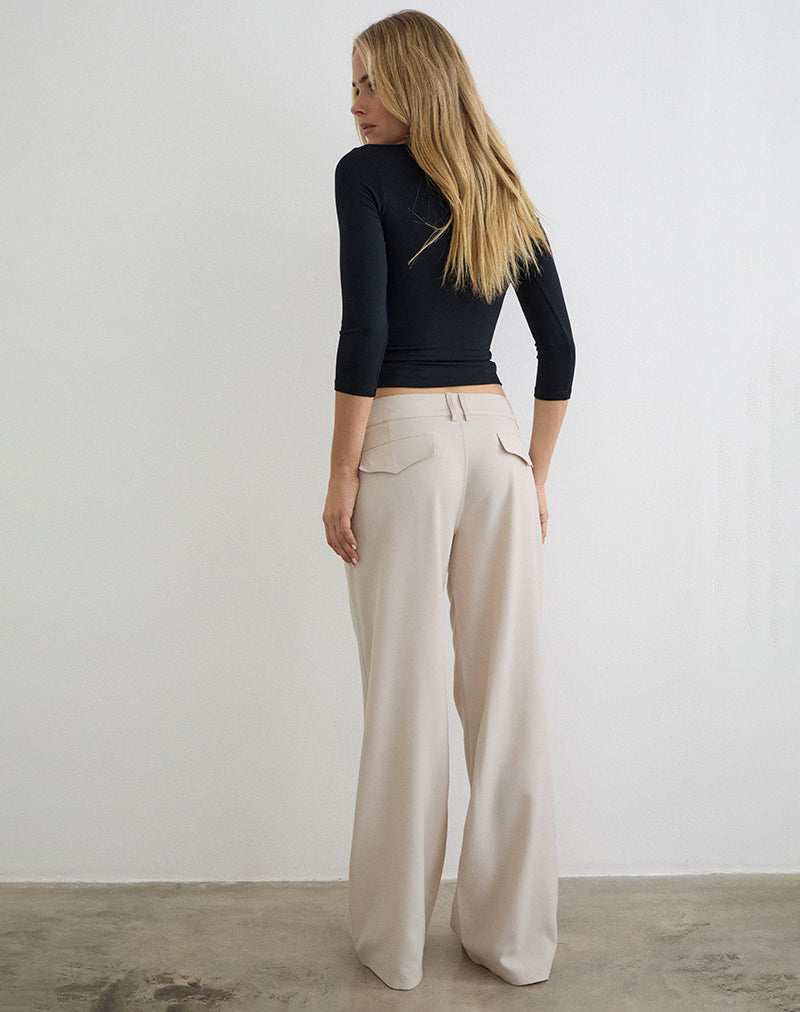 Image of Calza Trouser in Tailoring Cannoli Cream