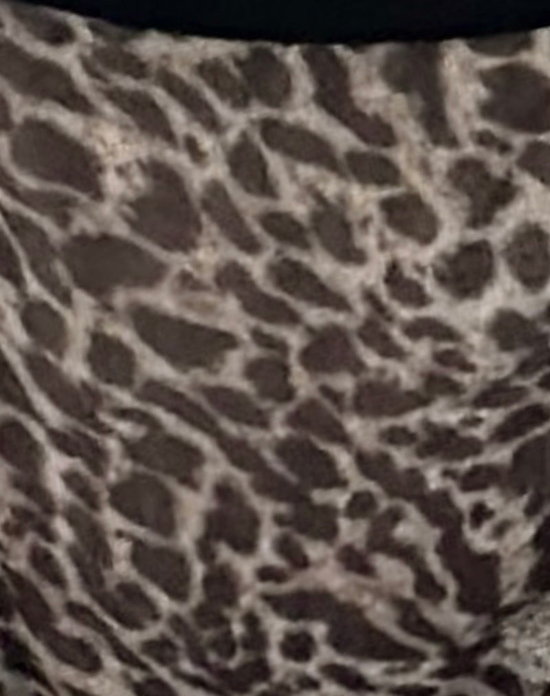 Image of Sarua Thong in Mesh Leopard Print