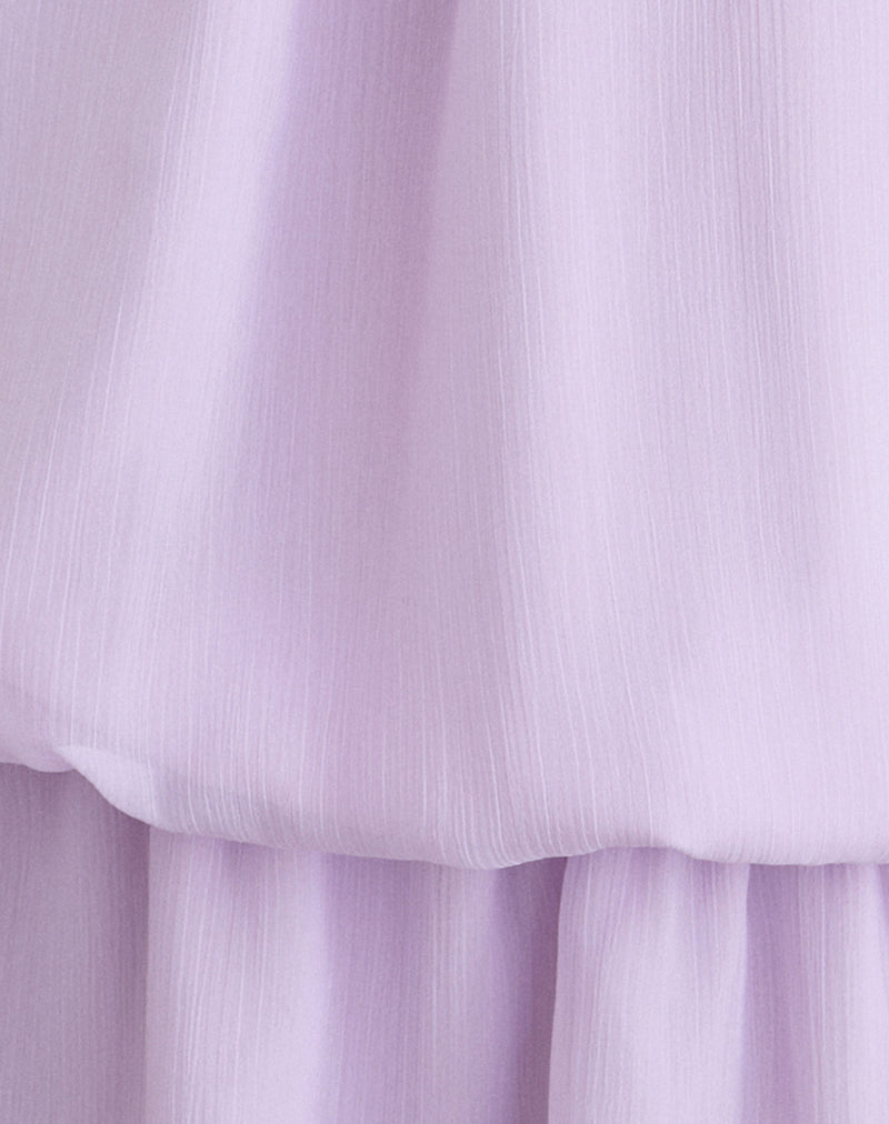 Image of Veloria Mini Dress in Lilac