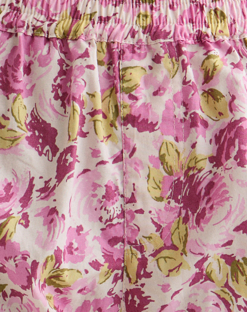 Image of Verie Boxer Shorts in Blossom Floral Pink