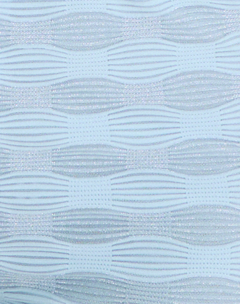 Image of Shama Hot Pant in Textured Mesh Blue
