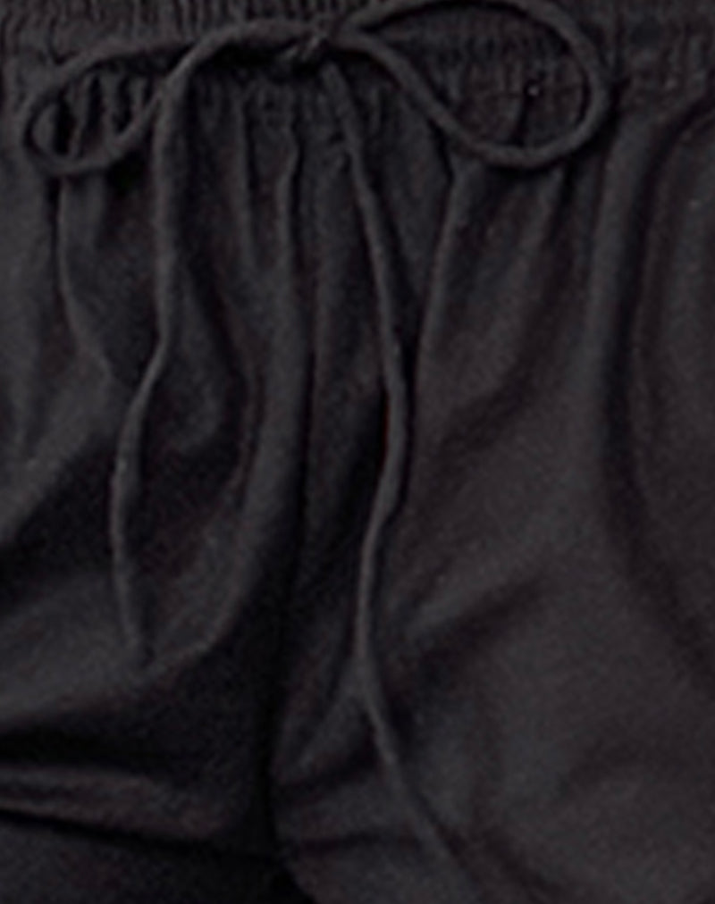 Image of Wasic Wide Leg Trouser in Black
