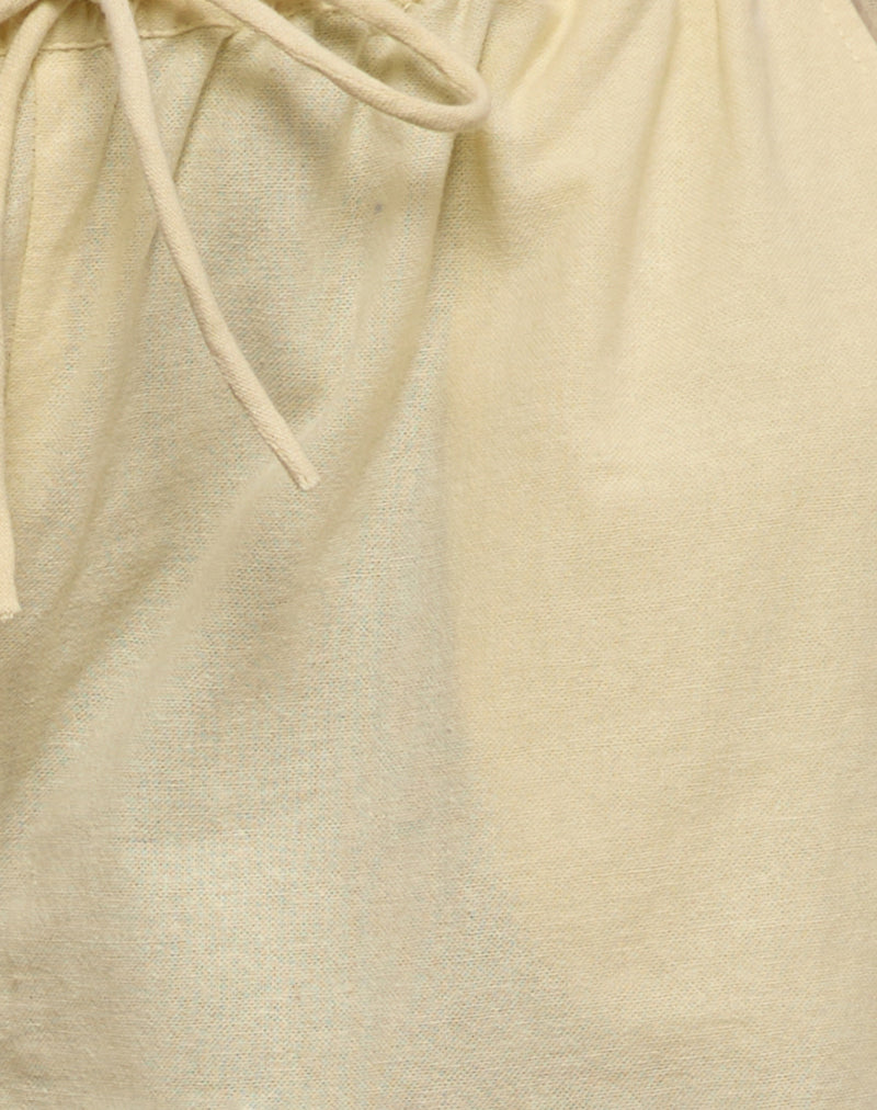Image of Wasic Wide Leg Trouser in Lemon