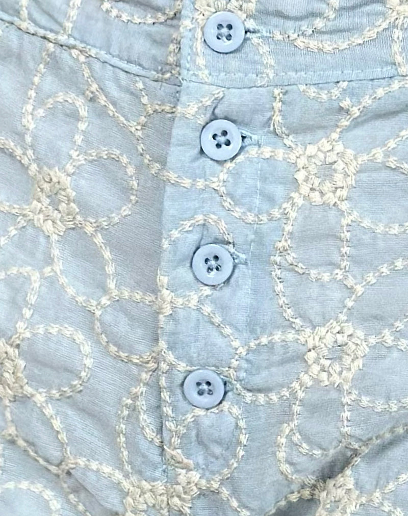 Image of Daraya Short in Broderie Ice Blue
