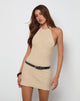 Image of Yakanta Mini Dress in Sequin Knit Gold