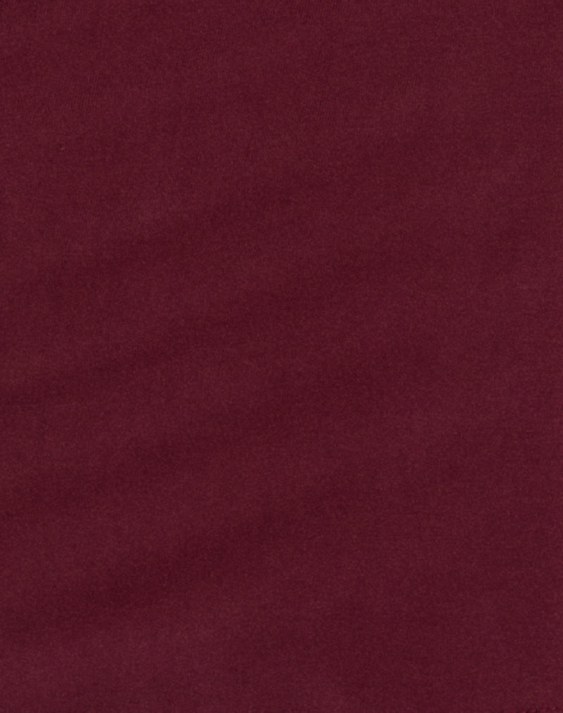 Image of Yuzuki Mini Dress in Cupro Burgundy
