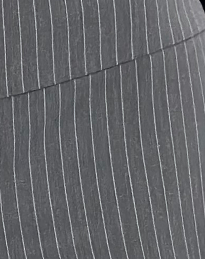 Image of Zolena Trouser in Tailoring Pinstripe Grey